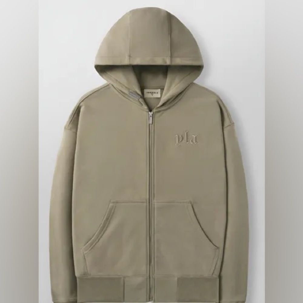 5066 YoungLA Men's Zip Up Sweater